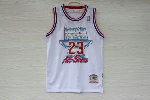 Maillot De Basket All Star 1992 Michael Jordan 23 Engrener Blanc